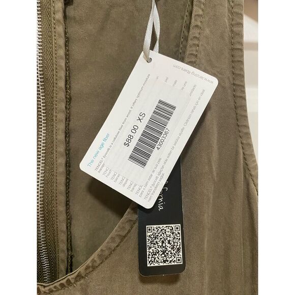 Velvet Heart Tencel Jumpsuit Lagenlook Essentials Earthy Loose Fit Brown Size XS - Picture 5 of 11